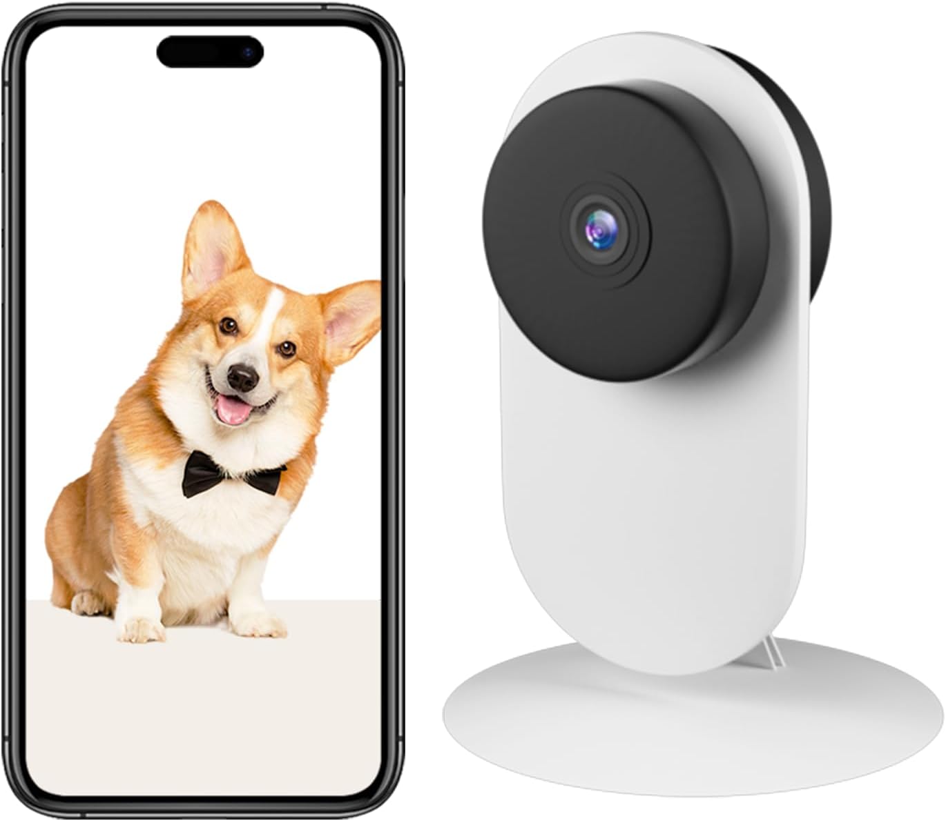 Fotografía técnica oficial de Kit de Alarma Inalámbrica WiFi y GSM para Hogar con Sirena Exterior Solar y Sin Cuotas - Vista frontal con fondo neutro