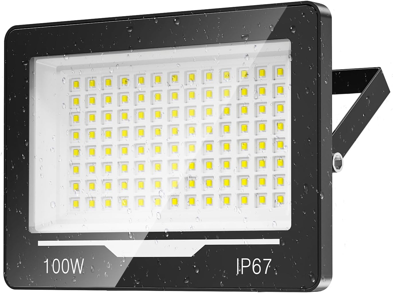 Fotografía técnica oficial de Pack de Focos LED Empotrables de Suelo para Jardín y Terrazas IP67 en Acero Inox - Vista frontal con fondo neutro