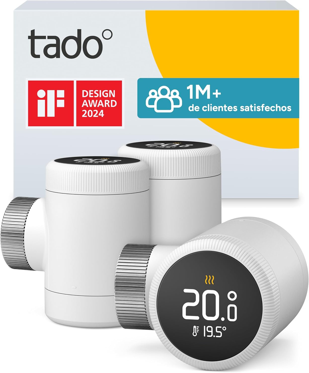 Fotografía técnica oficial de Honeywell Home T6 Termostato Inteligente de Pared con WiFi y Pantalla Táctil - Vista frontal con fondo neutro