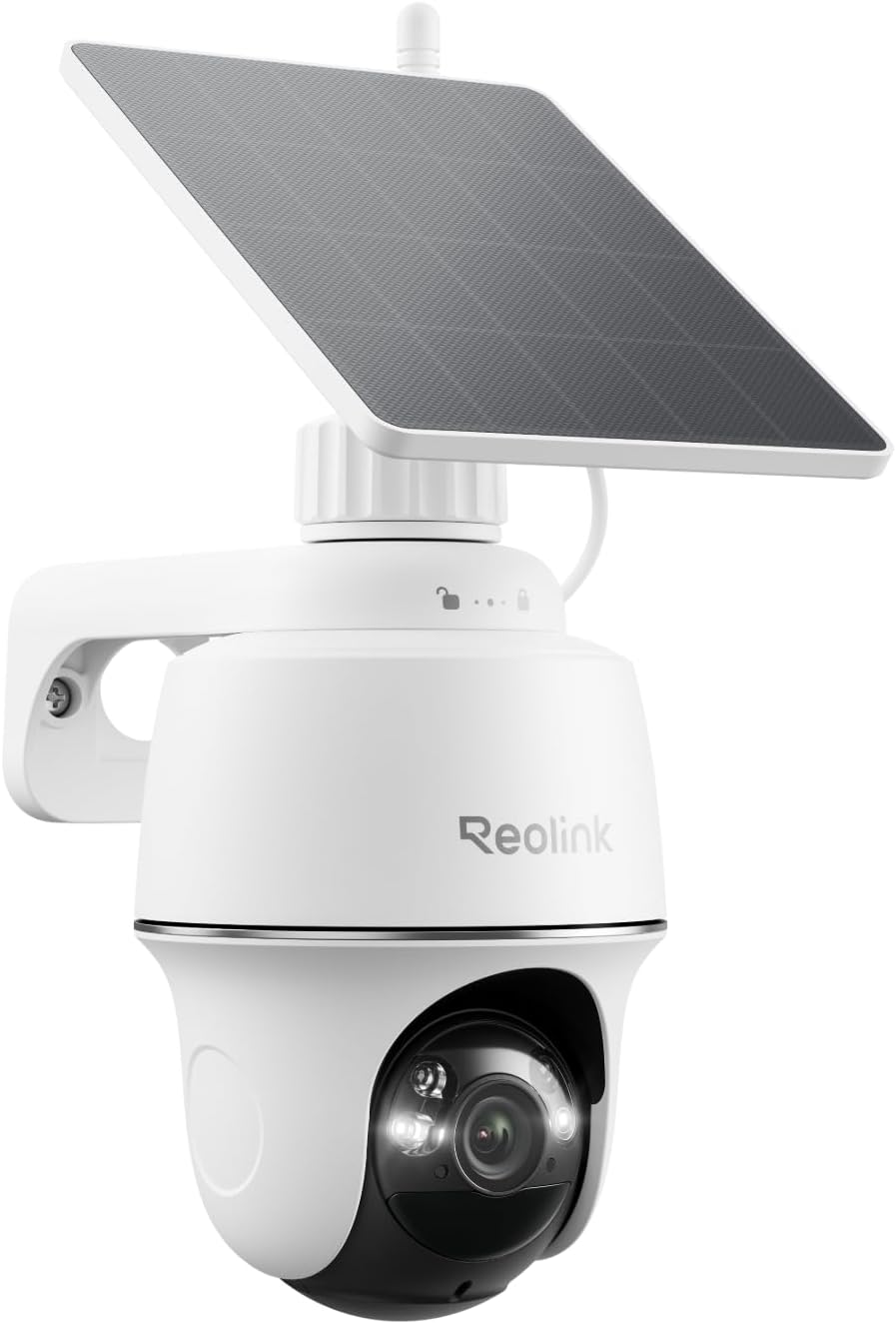 Ver especificaciones técnicas y precio actualizado de Reolink Argus 3 Ultra Cámara de Seguridad Exterior 4K 8MP a Batería con WiFi Doble Banda Fotografía técnica oficial de Reolink Argus 3 Ultra Cámara de Seguridad Exterior 4K 8MP a Batería con WiFi Doble Banda - Vista frontal con fondo neutro