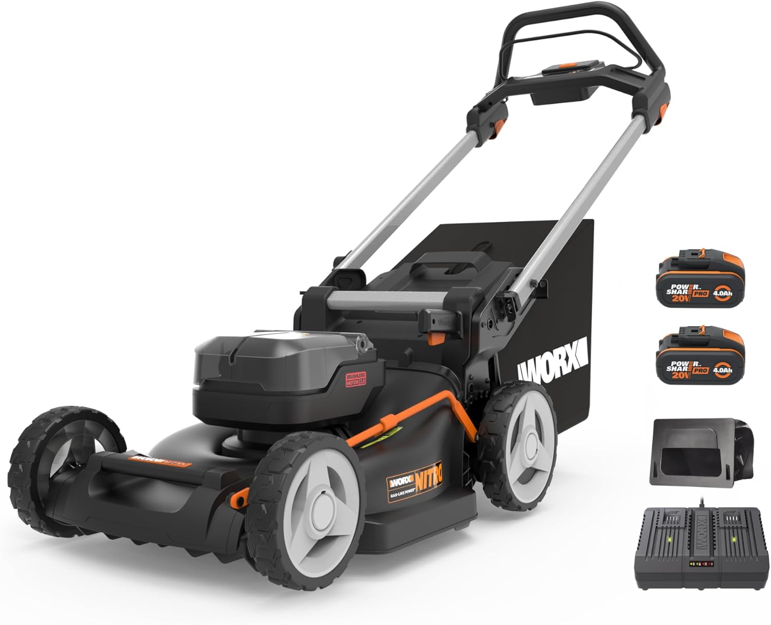 Ver especificaciones técnicas y precio actualizado de Robot Cortacésped Automático a Batería con Sistema Mulching para Jardines de 400 m² Fotografía técnica oficial de Robot Cortacésped Automático a Batería con Sistema Mulching para Jardines de 400 m² - Vista frontal con fondo neutro