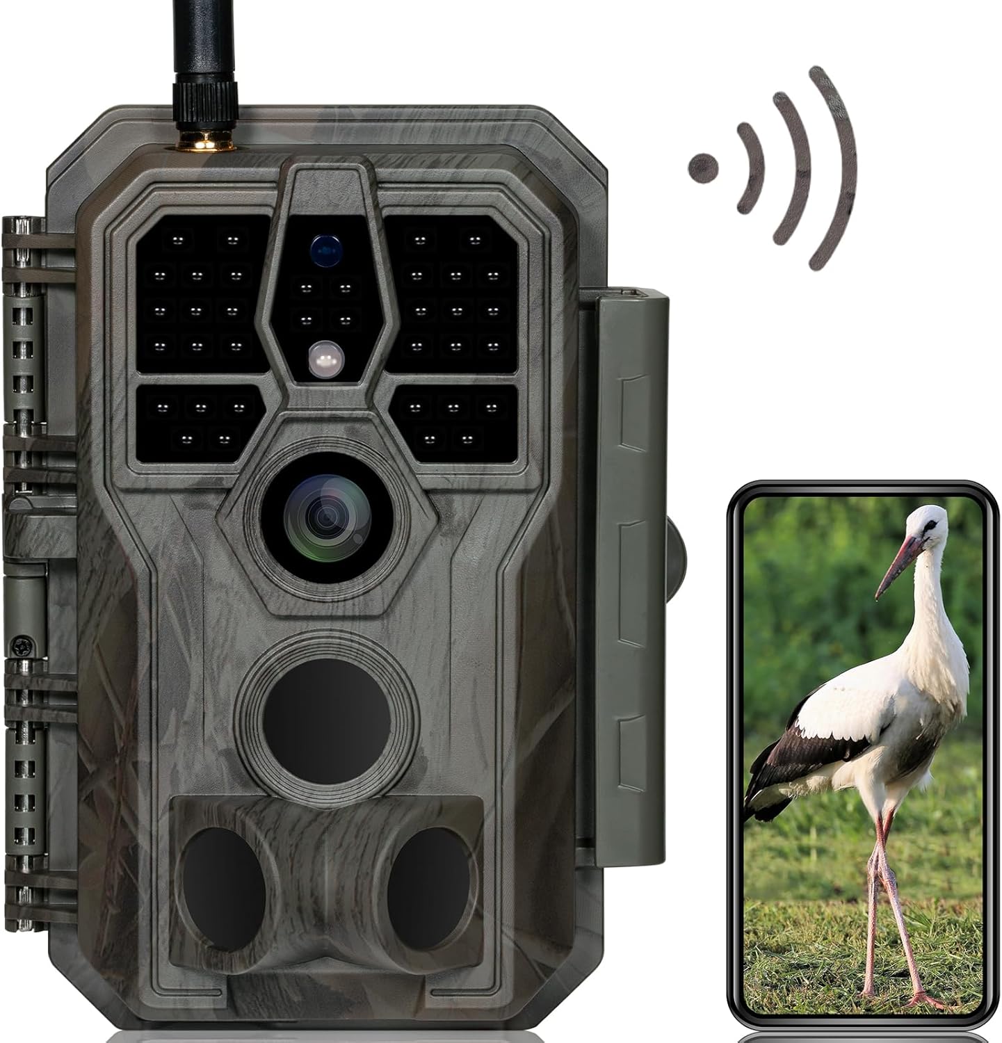 Ver especificaciones técnicas y precio actualizado de Spypoint Link-Micro-LTE Cámara de Caza 4G Ultracompacta con App de Gestión Fotografía técnica oficial de Spypoint Link-Micro-LTE Cámara de Caza 4G Ultracompacta con App de Gestión - Vista frontal con fondo neutro