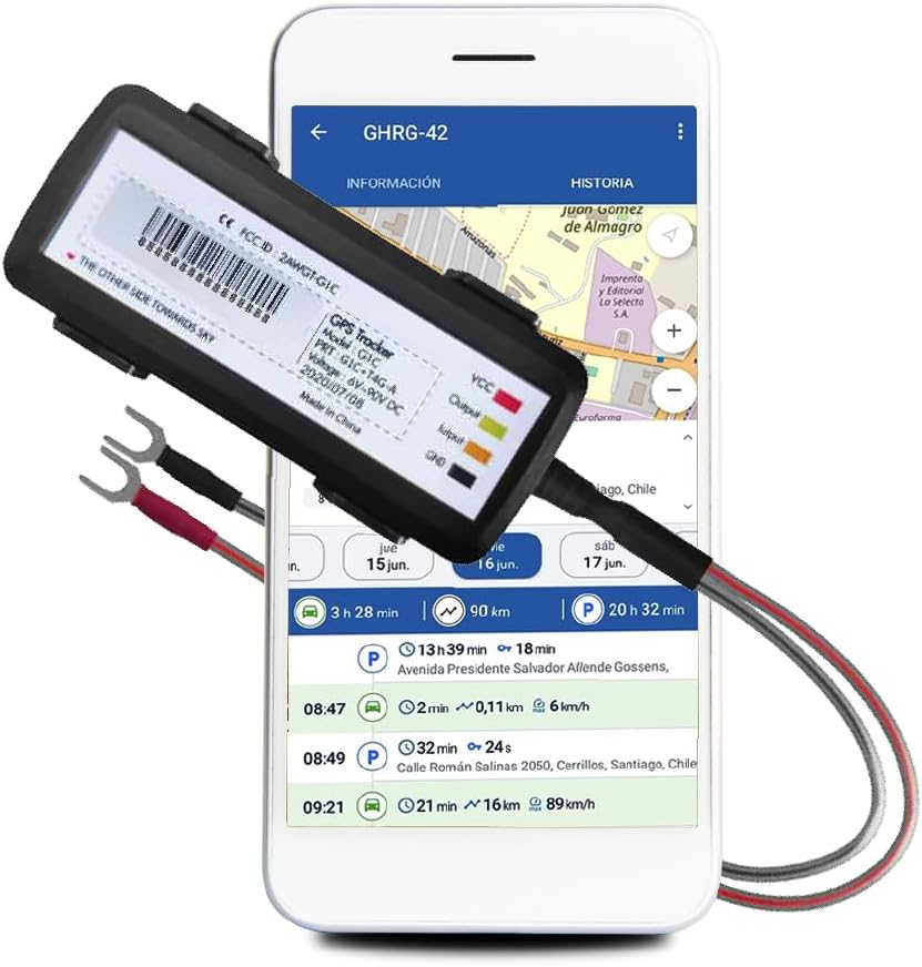 Fotografía técnica oficial de TKSTAR TK905 Rastreador GPS Magnético de Larga Duración para Animales y Remolques - Vista frontal con fondo neutro