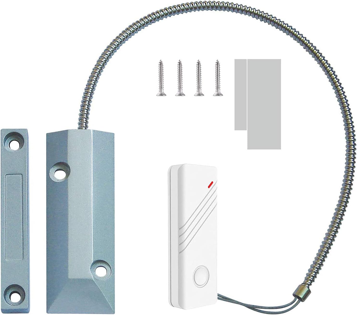 Ver especificaciones técnicas y precio actualizado de Wolf-Guard Sensor Magnético Metálico Reforzado para Puertas Seccionales y Naves Fotografía técnica oficial de Wolf-Guard Sensor Magnético Metálico Reforzado para Puertas Seccionales y Naves - Vista frontal con fondo neutro