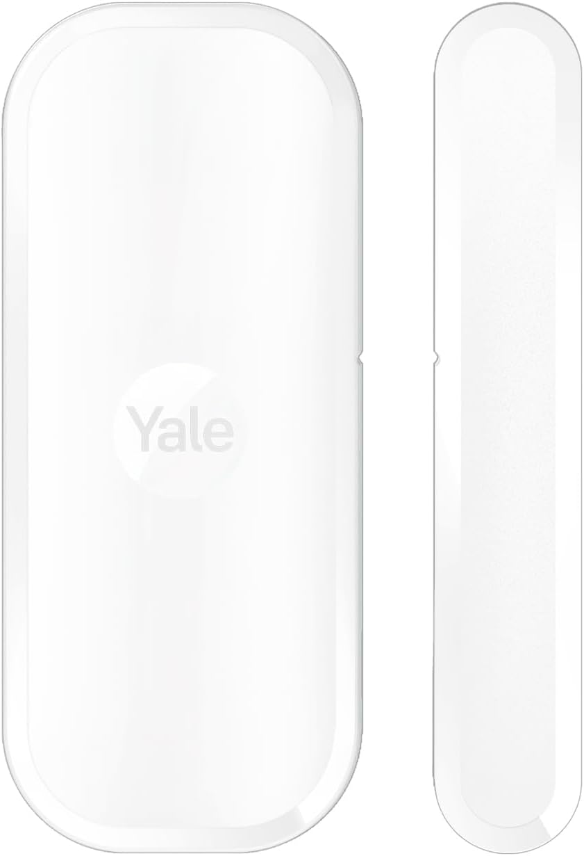 Ver especificaciones técnicas y precio actualizado de Yale Sync Sensor de Apertura Inalámbrico con Notificación Push Anti-Aparcamiento Fotografía técnica oficial de Yale Sync Sensor de Apertura Inalámbrico con Notificación Push Anti-Aparcamiento - Vista frontal con fondo neutro